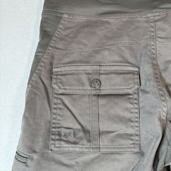 ScotteVest Margaux Cargaux Cargo Pants Women’s Small Travel Olive Green Pockets - Picture 9 of 12